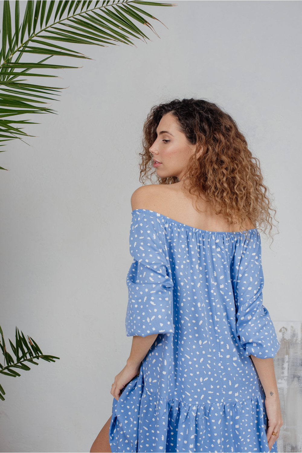 Платье 6216 Голубой