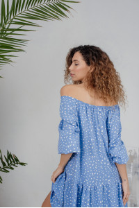 Платье 6216 Голубой