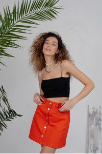 Юбка 6217 Оранжевый