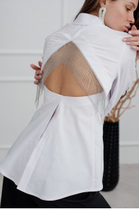 Блуза 6202 Белый