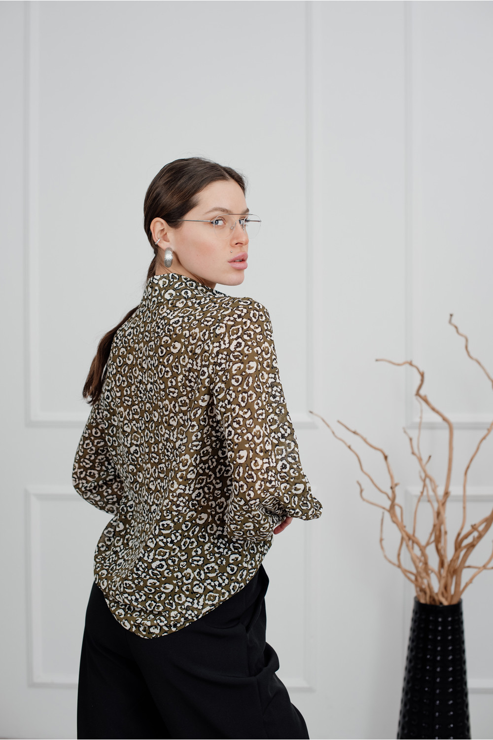 Блуза 6215 Хаки