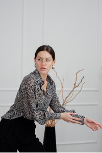 Блуза 6215 Черный