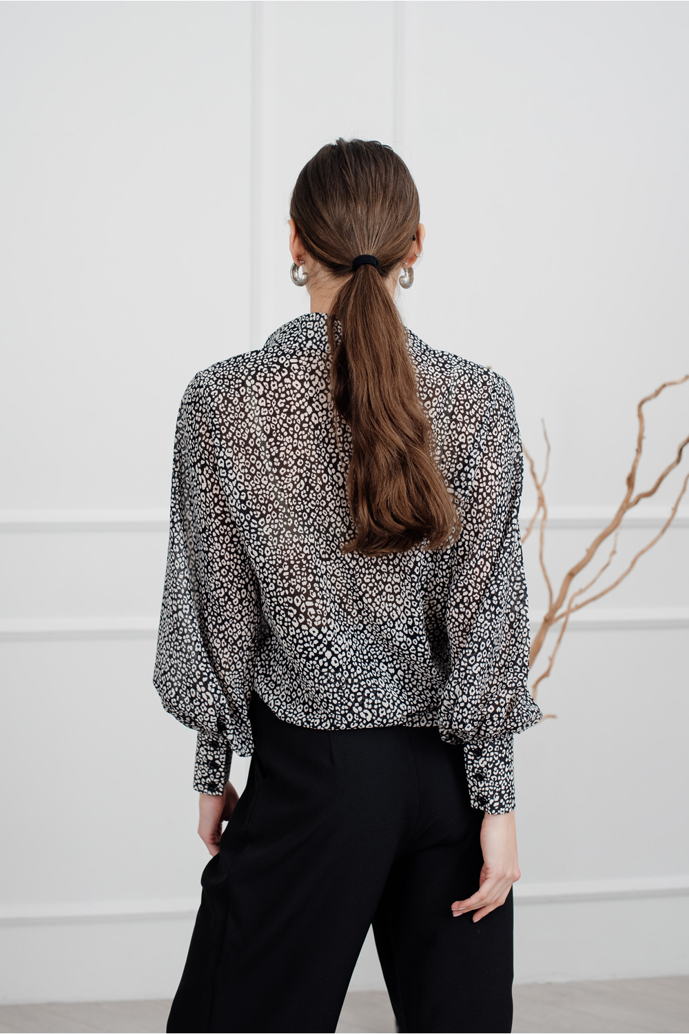 Блуза 6215 Черный