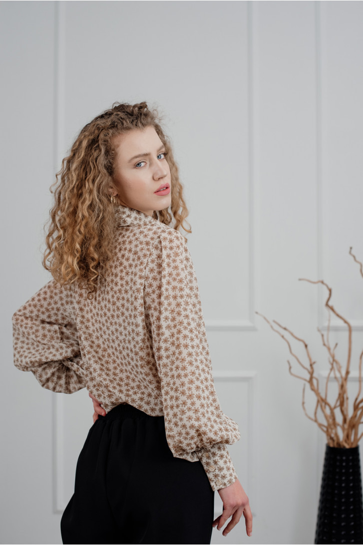 Блуза 6215 Бежевый