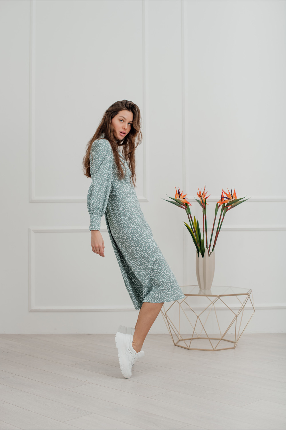 Платье 6222 Шалфей