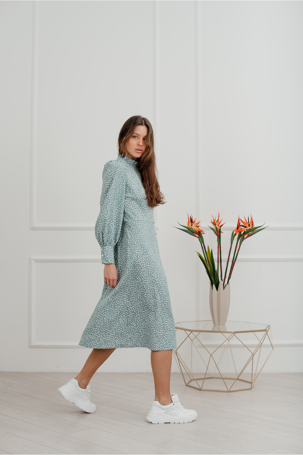 Платье 6222 Шалфей