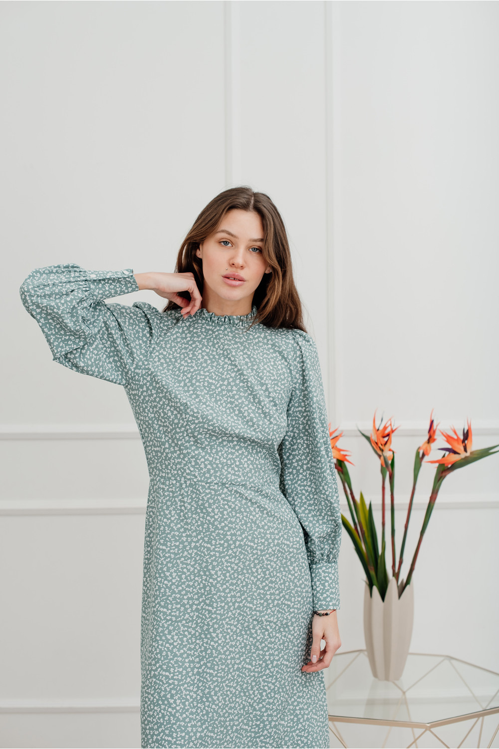 Платье 6222 Шалфей