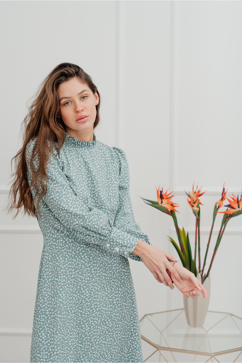 Платье 6222 Шалфей