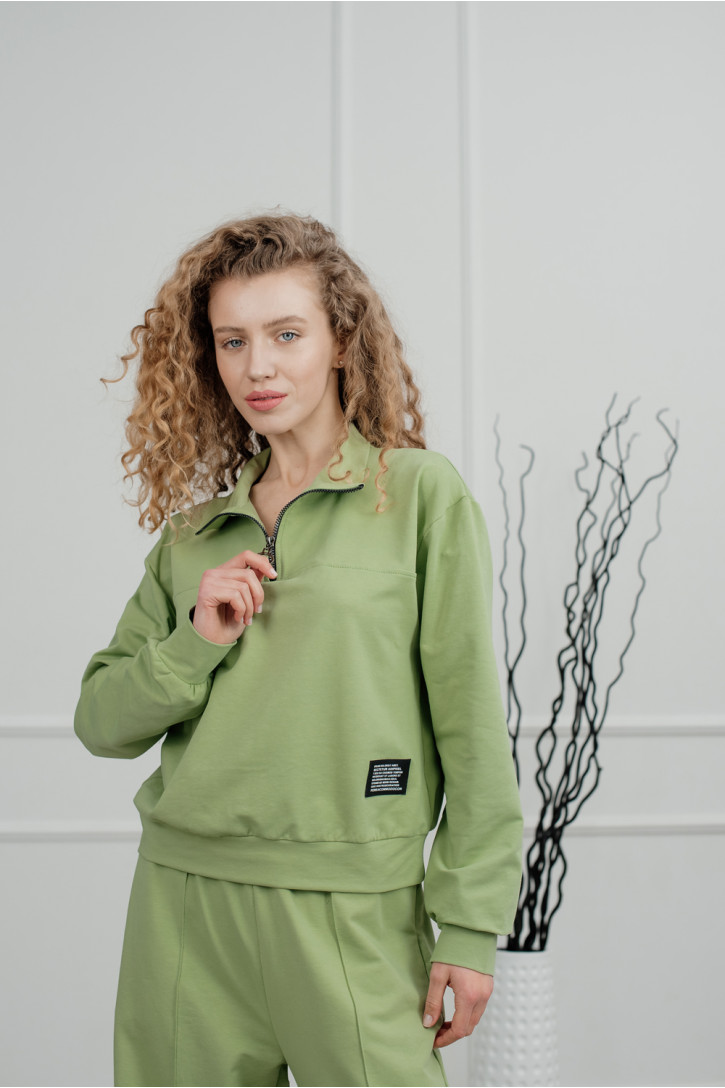 Свитшот 6227 Оливковый