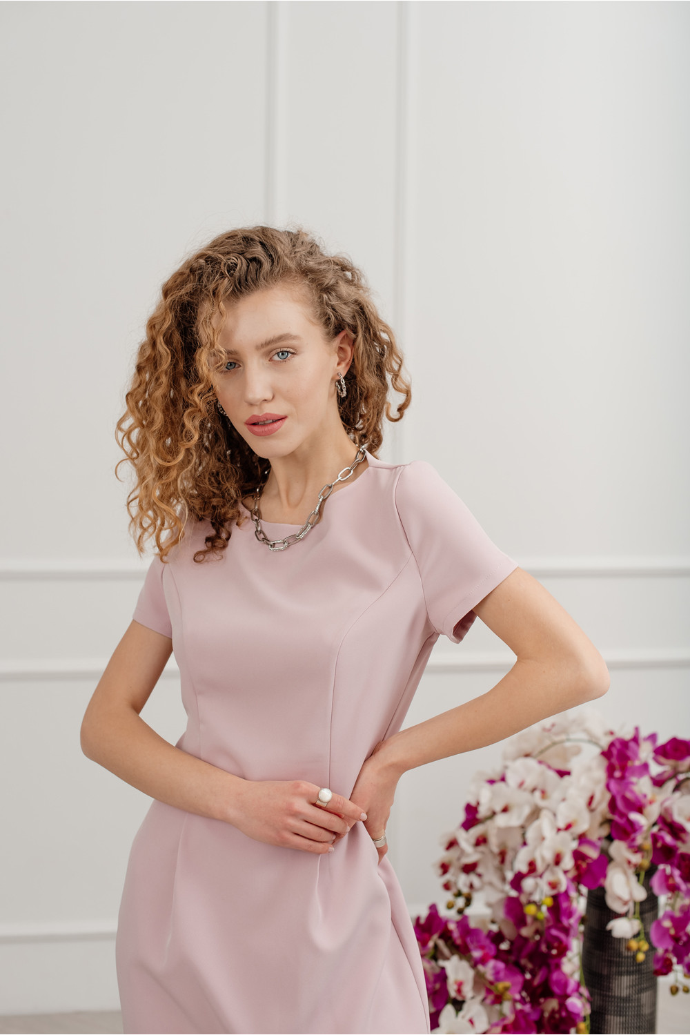 Платье 6231 Пудра