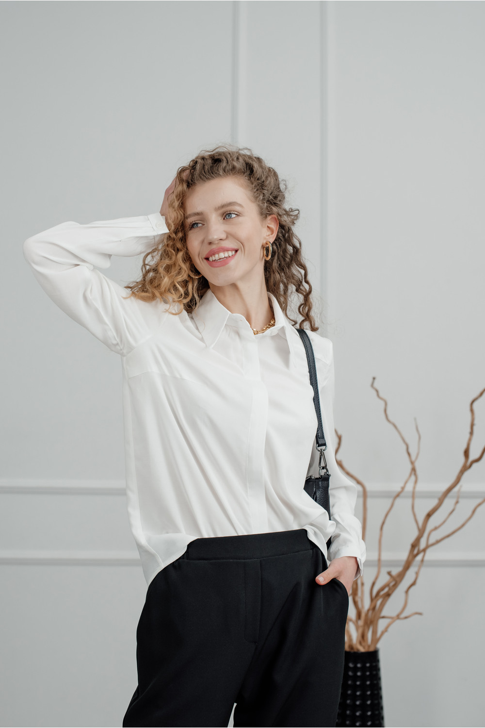 Блуза 6234 Молочный