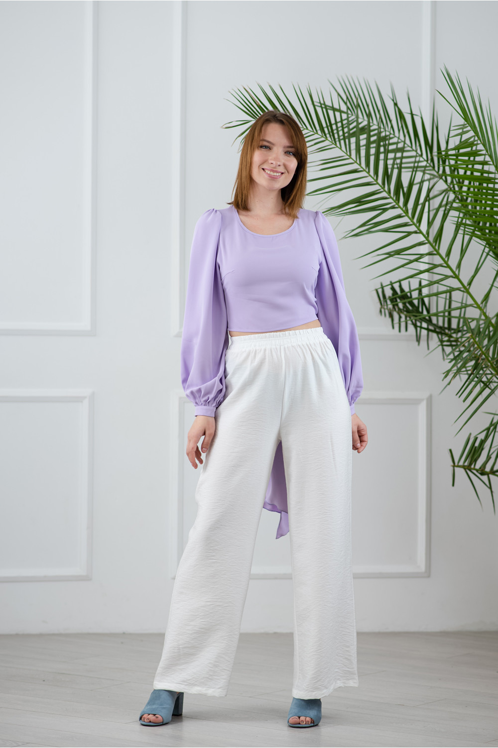 Блуза 6214 Лиловый