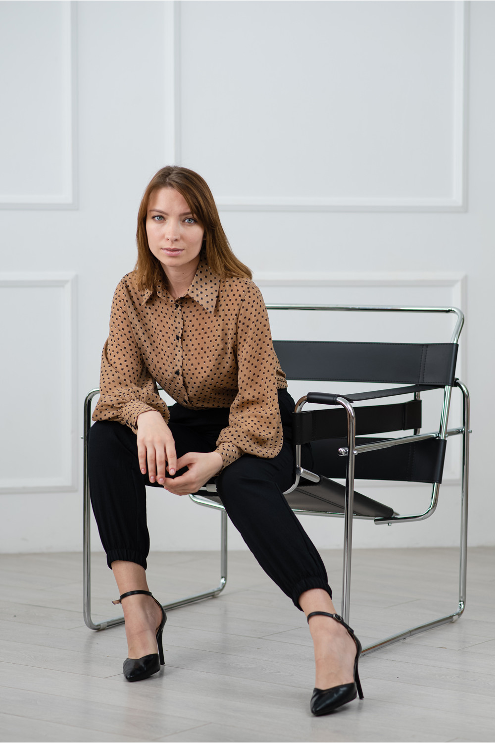 Блуза 6215 Шоколад