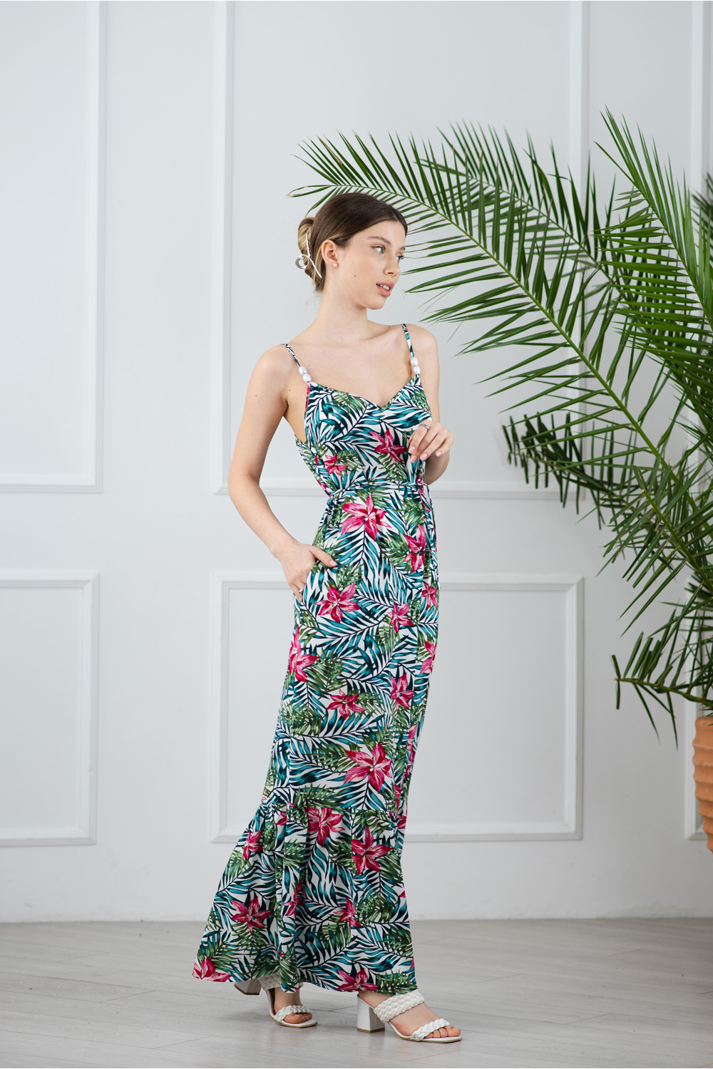 Платье 6241 Зеленый