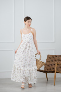 Платье 6245 Молочный Молочный