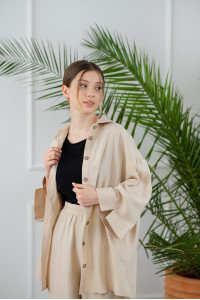 Костюм 6248 Бежевый