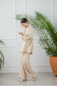 Костюм 6248 Бежевый