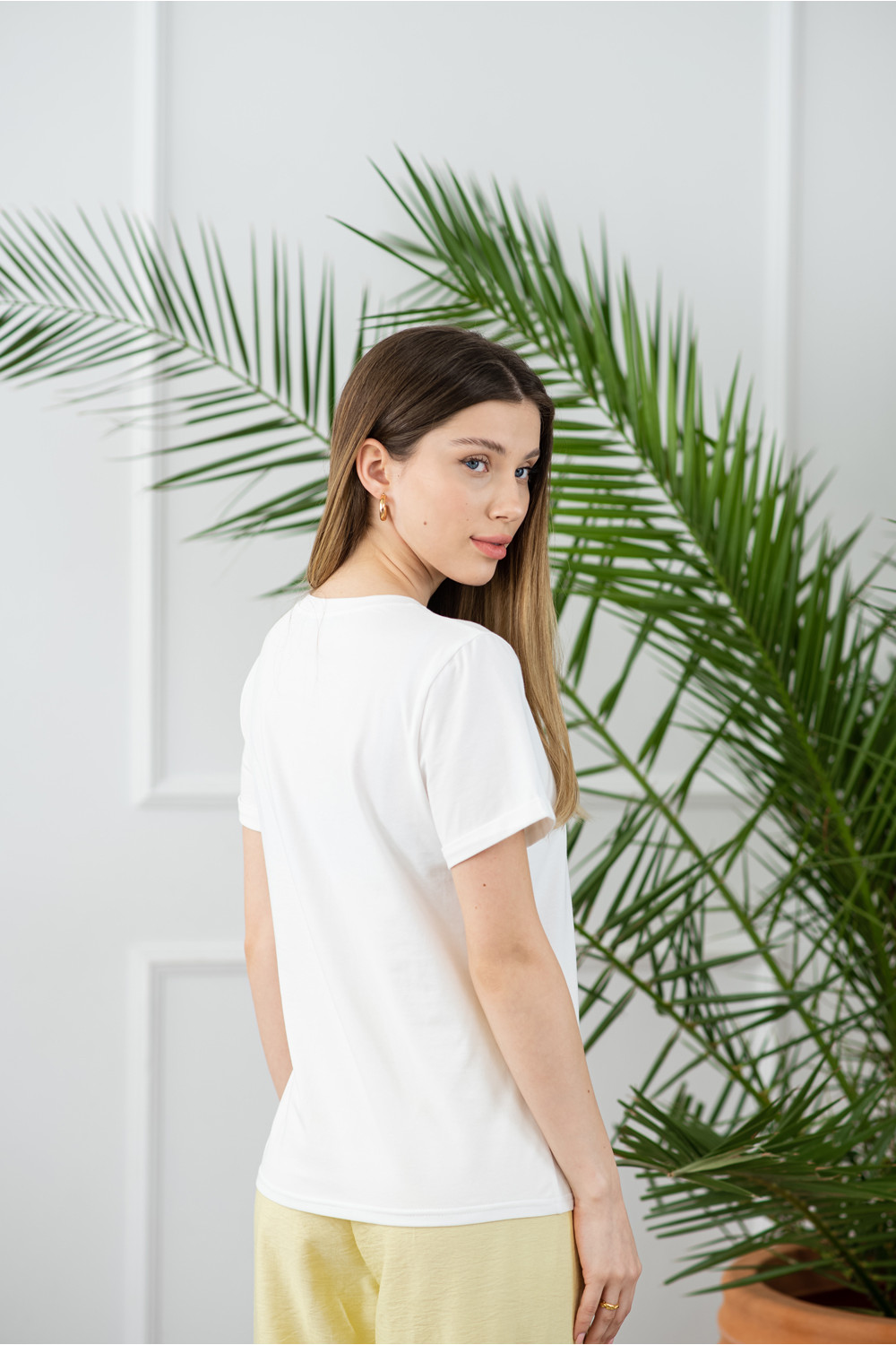 Футболка 6253 Молочный