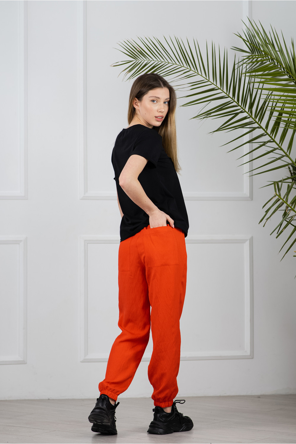 Брюки 6256 Оранжевый