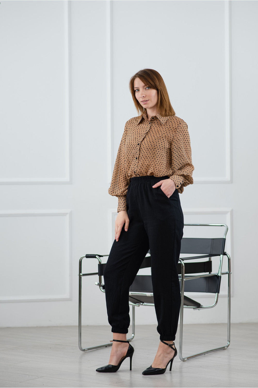 Брюки 6256 Черный