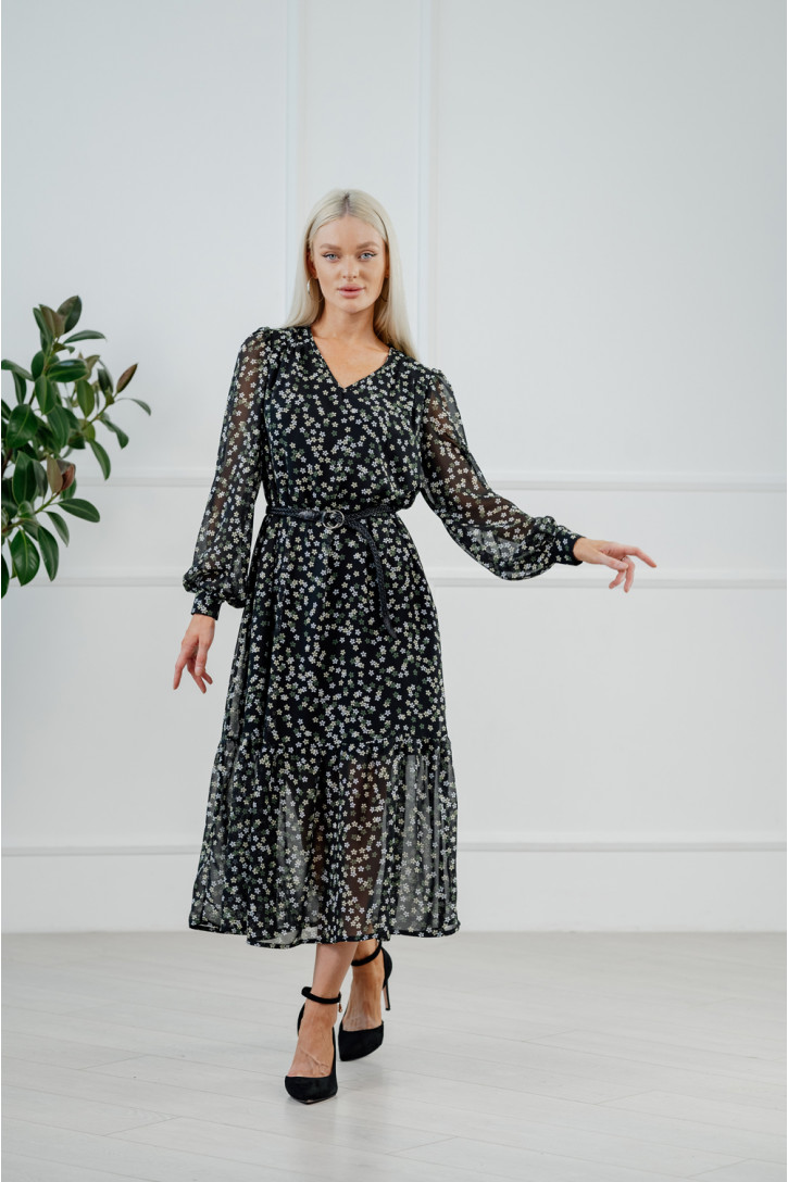 Платье 6115 Черный