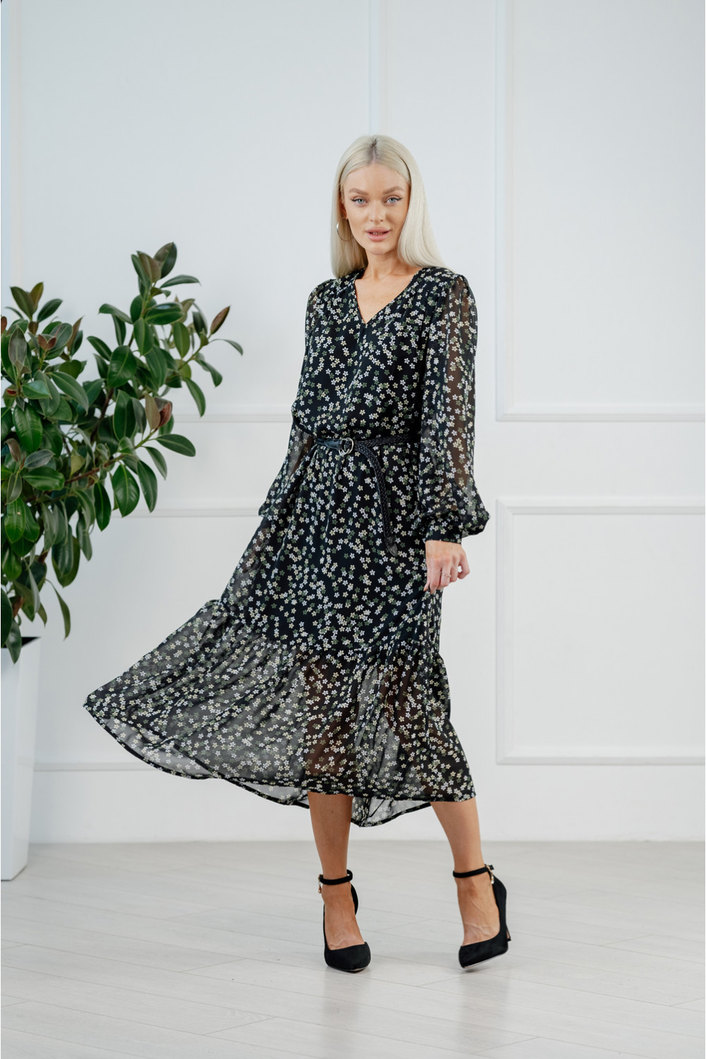 Платье 6115 Черный