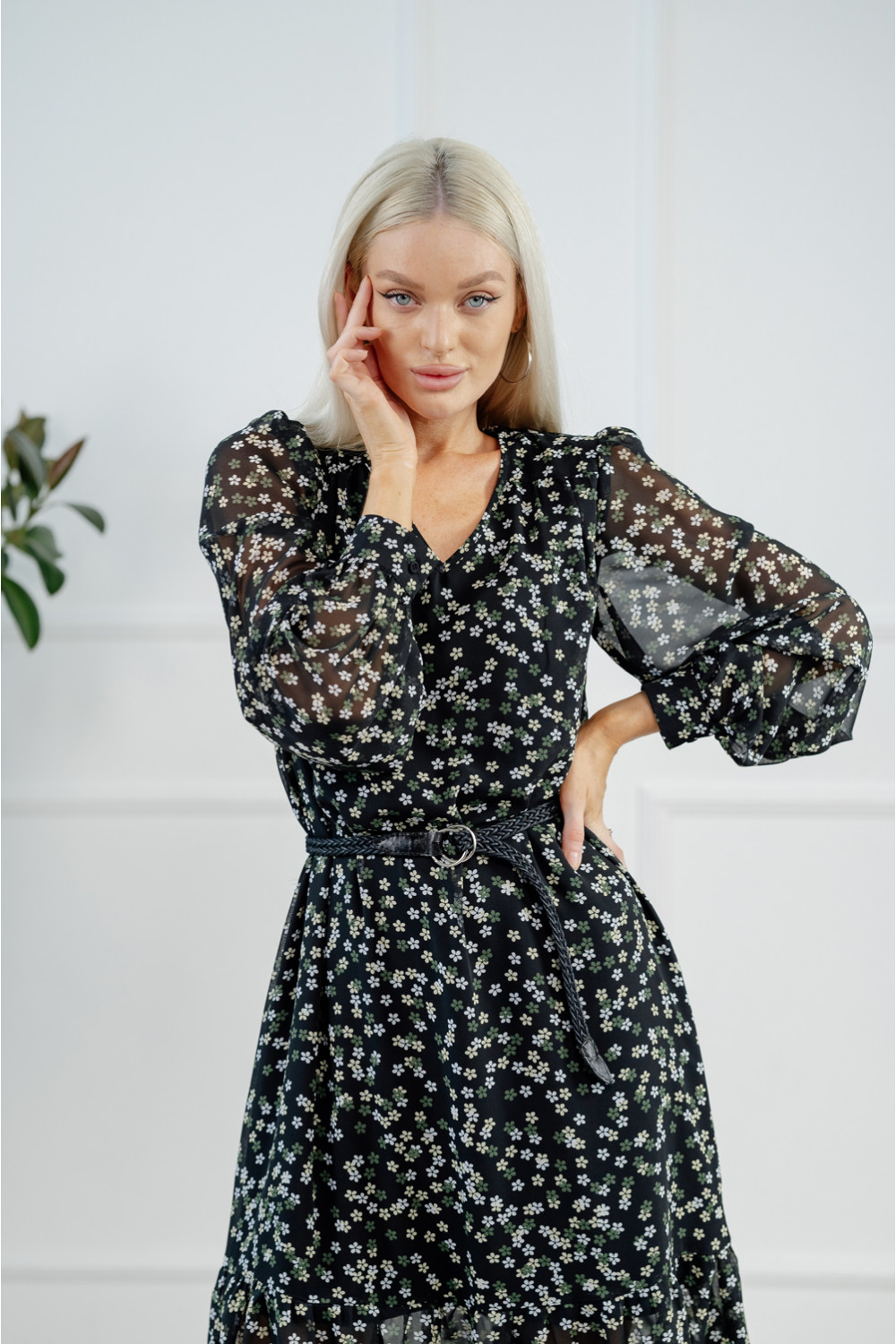 Платье 6115 Черный