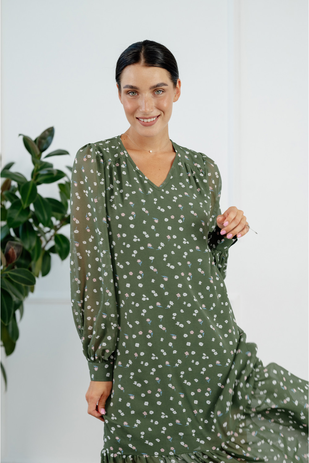 Платье 6115 Хаки