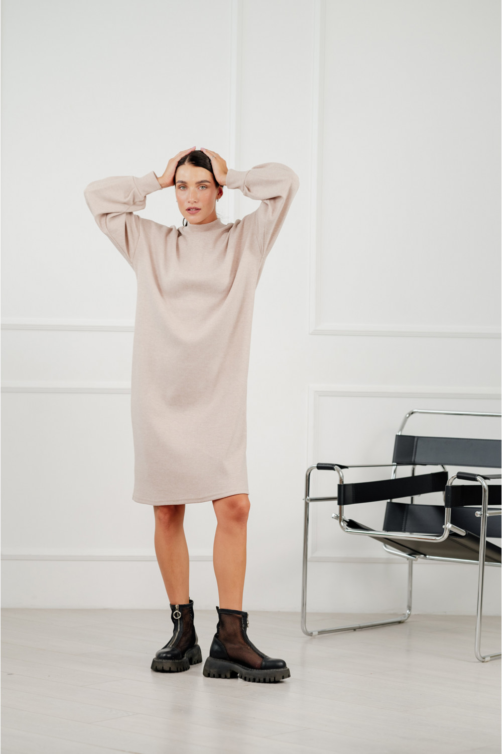 Платье 6141 Бежевый