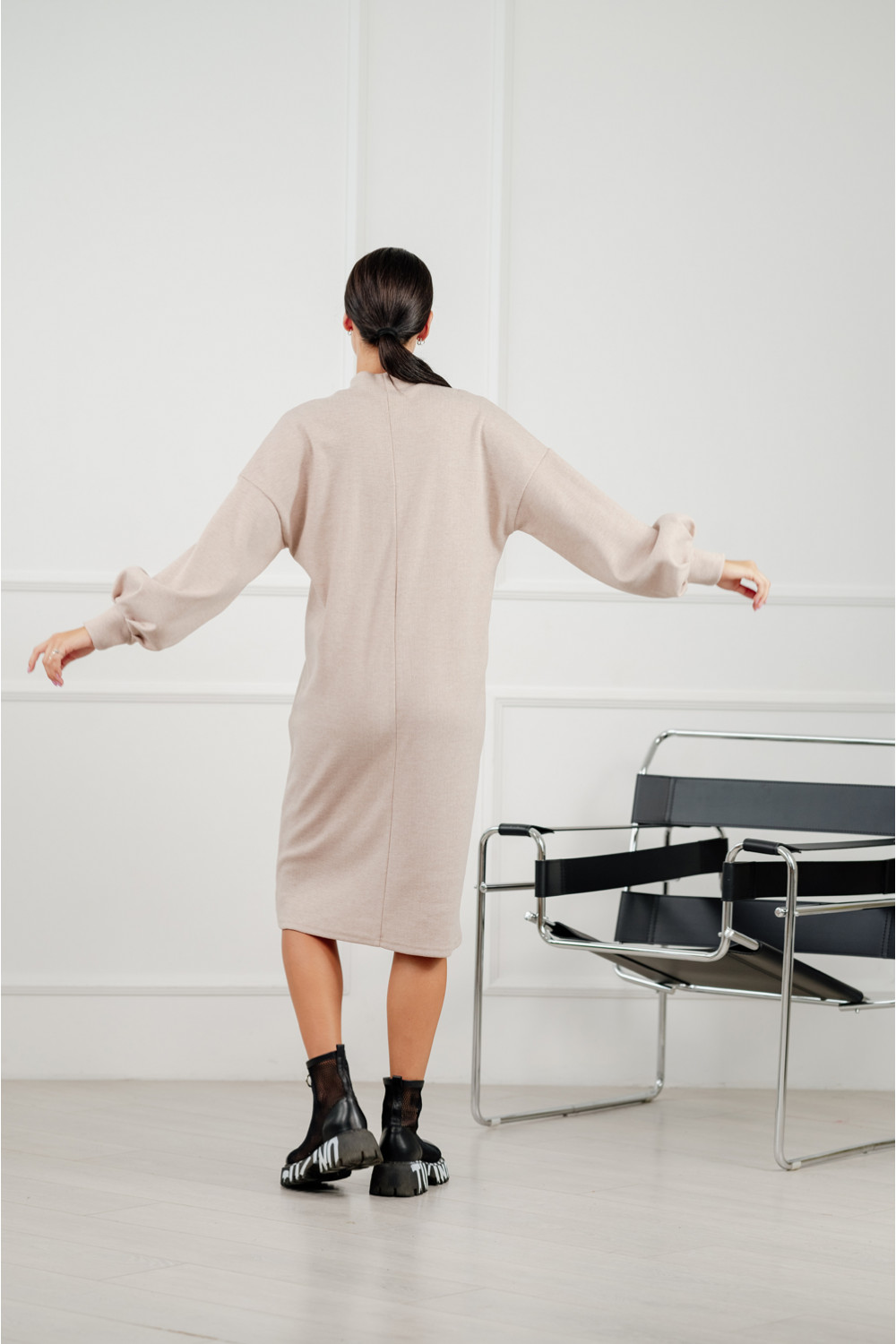 Платье 6141 Бежевый