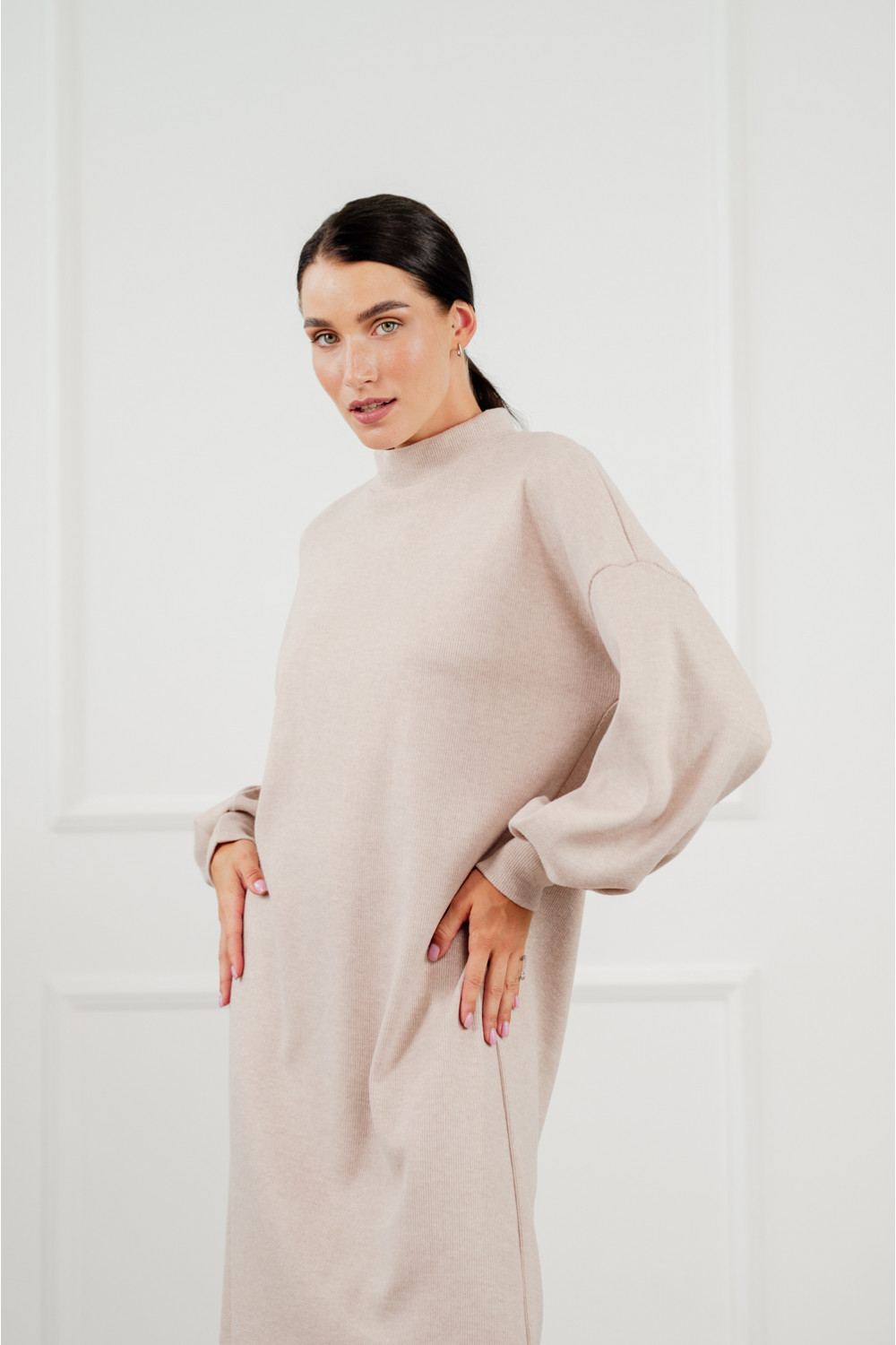 Платье 6141 Бежевый