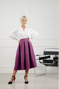 Юбка 6314 Баклажан