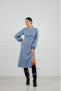 Платье 6318 Серо-голубой