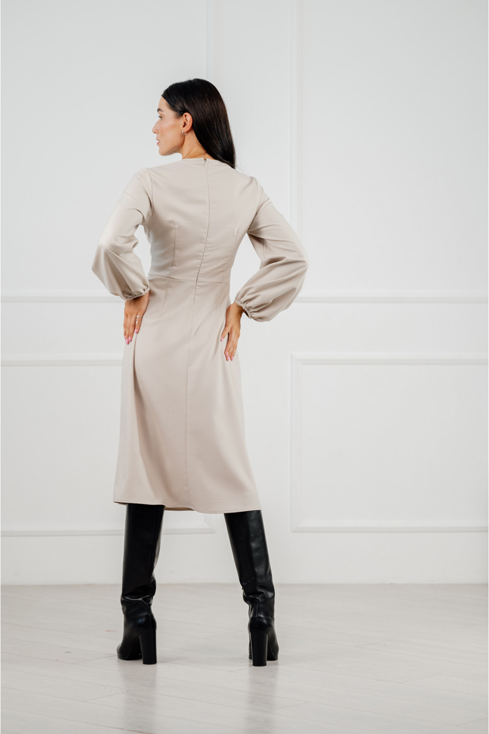 Платье 6318 Бежевый