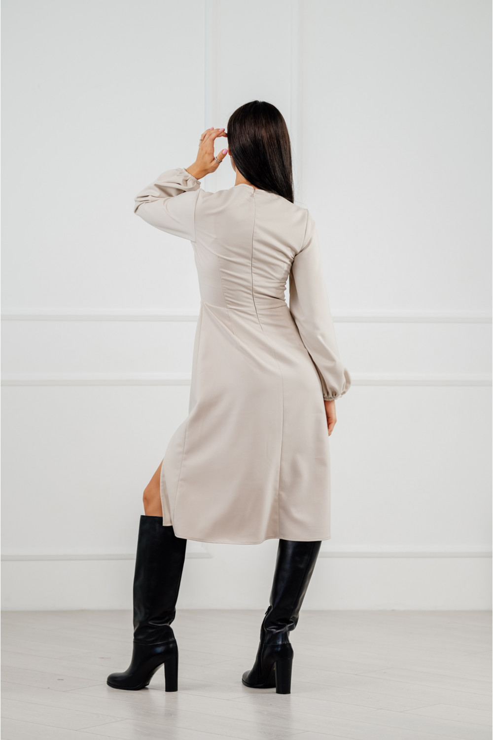 Платье 6318 Бежевый