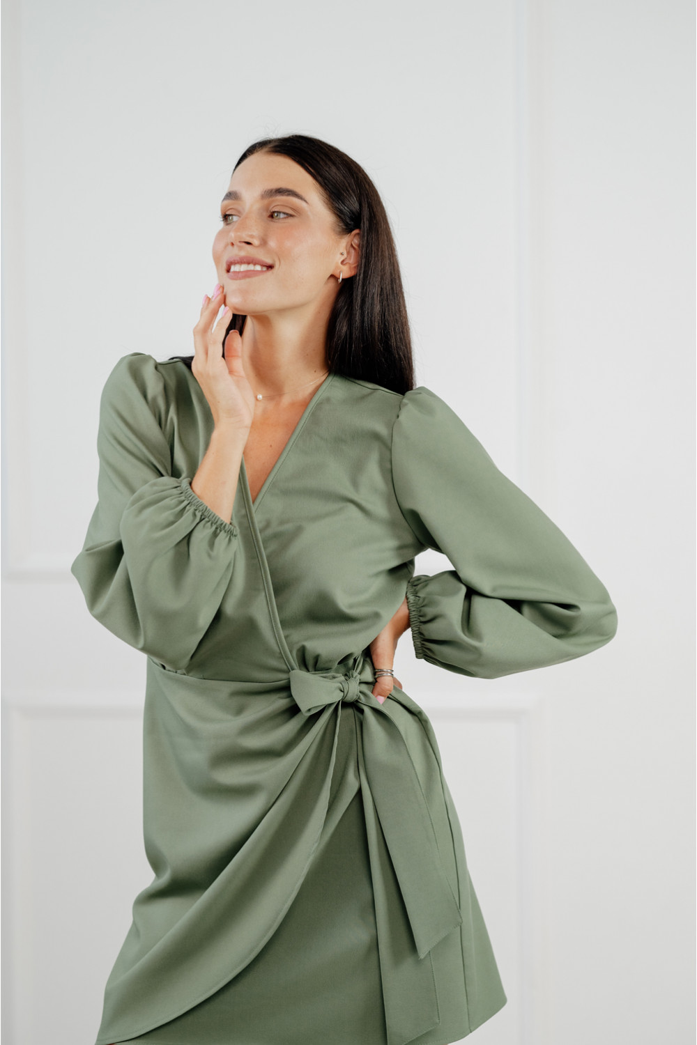 Платье 6319 Оливковый