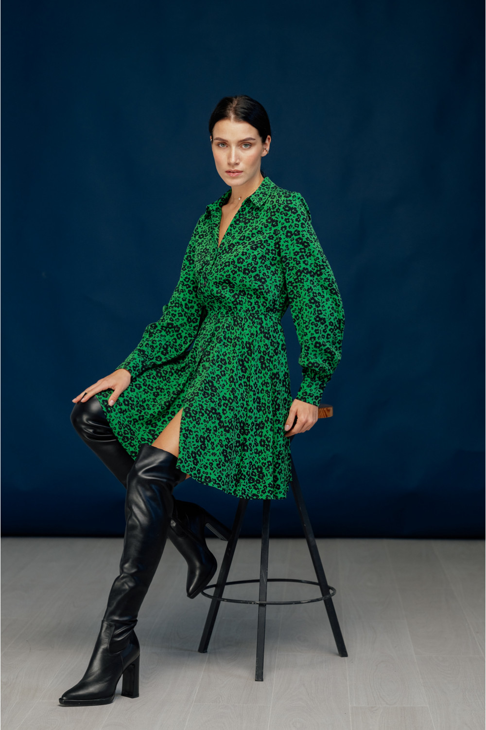 Платье 6332 Зеленый