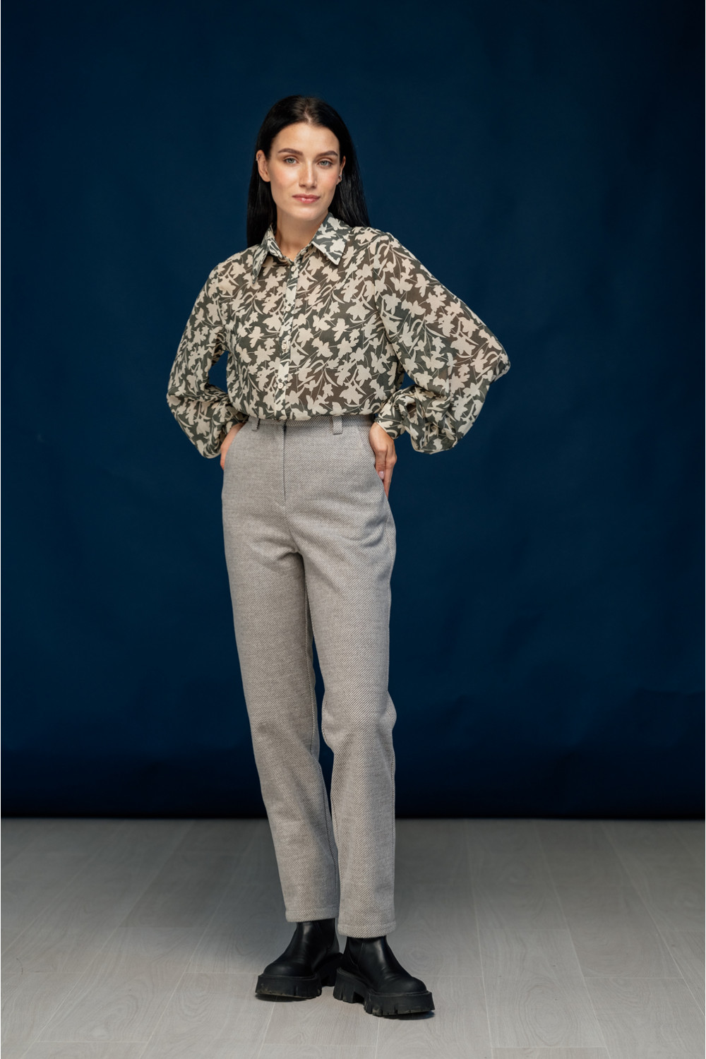 Брюки 6333 Серый