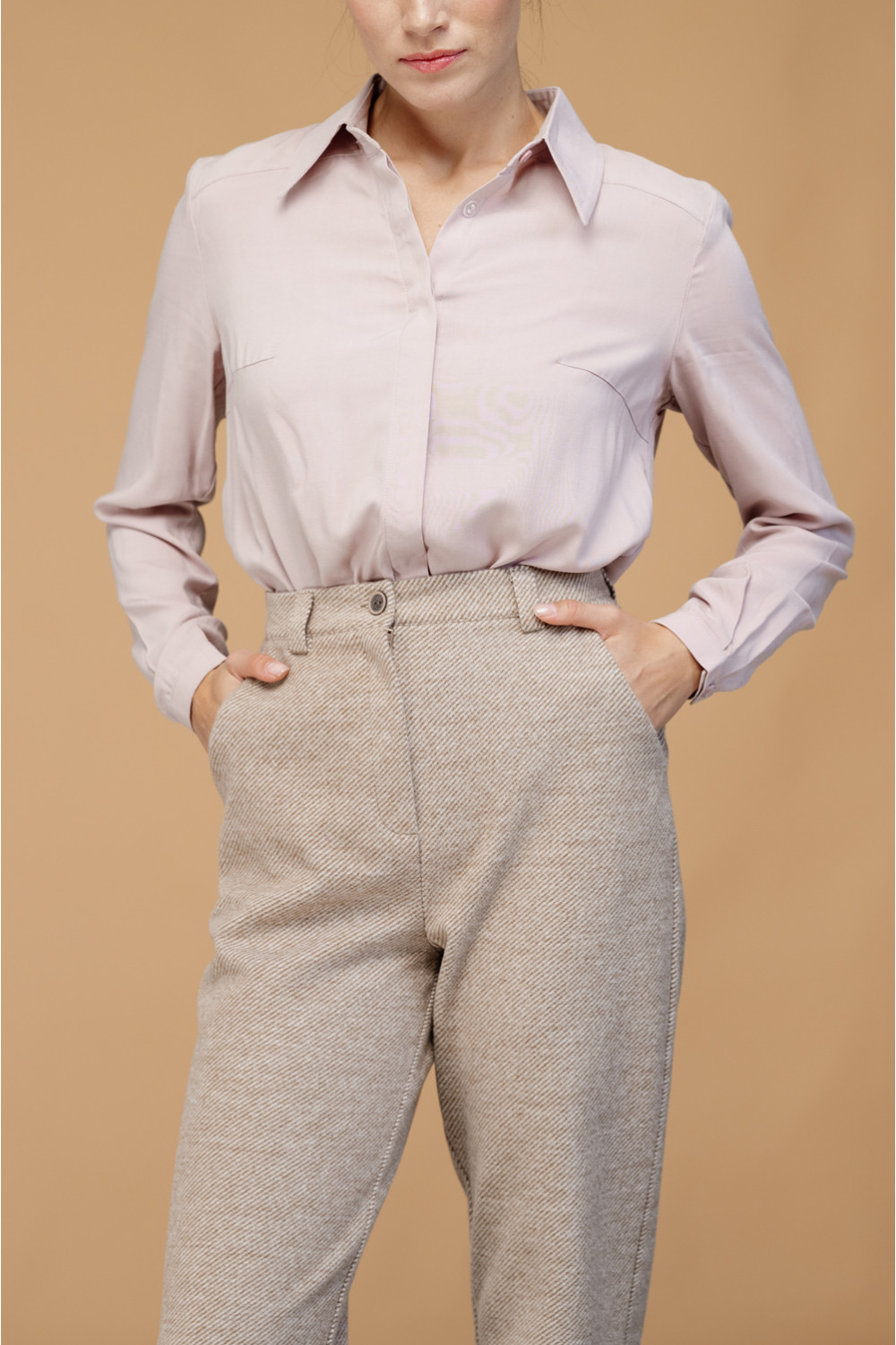 Брюки 6333 Бежевый