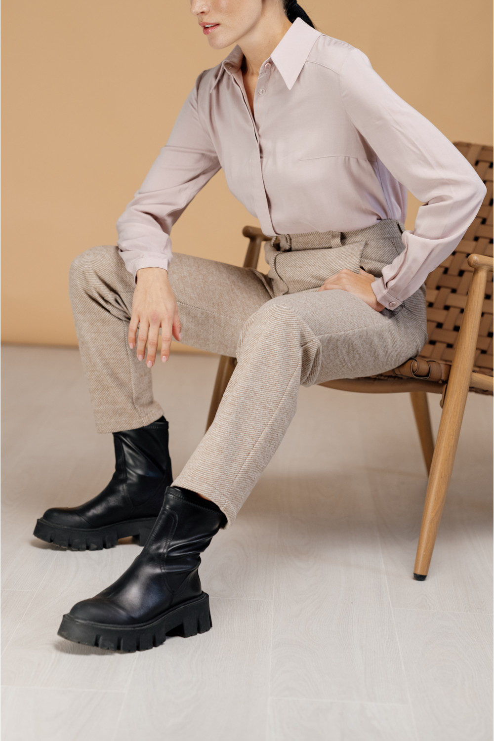 Брюки 6333 Бежевый