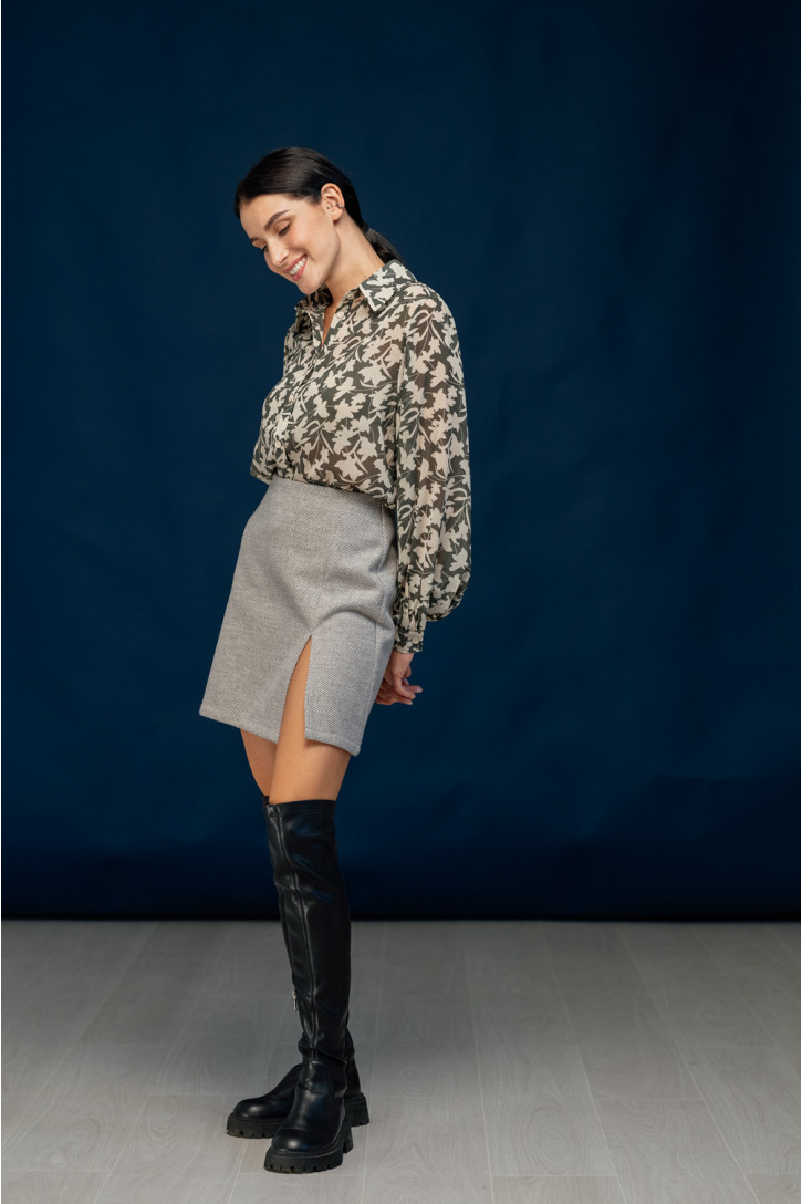 Юбка 6334 Серый