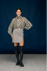 Юбка 6334 Серый