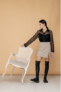 Юбка 6334 Бежевый