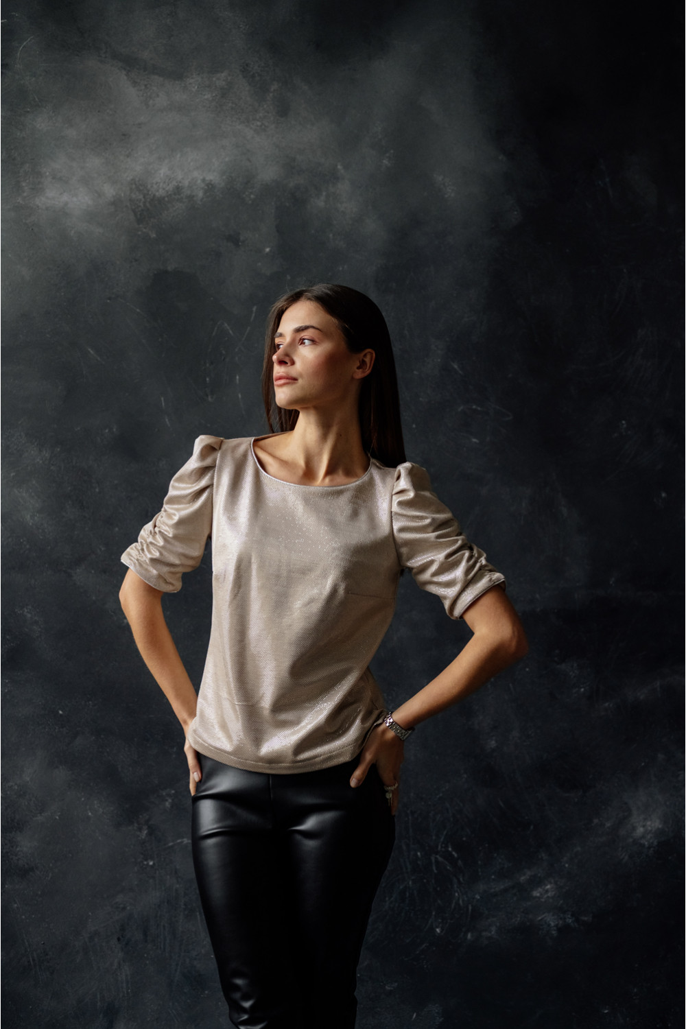 Блуза 6345 Золотой