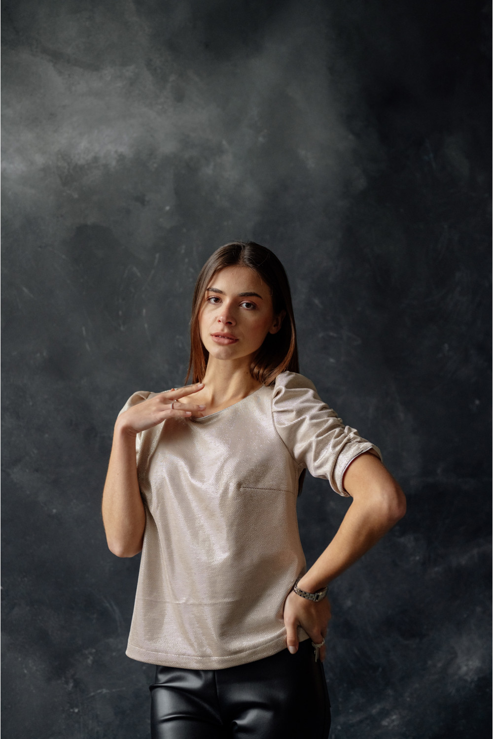 Блуза 6345 Золотой