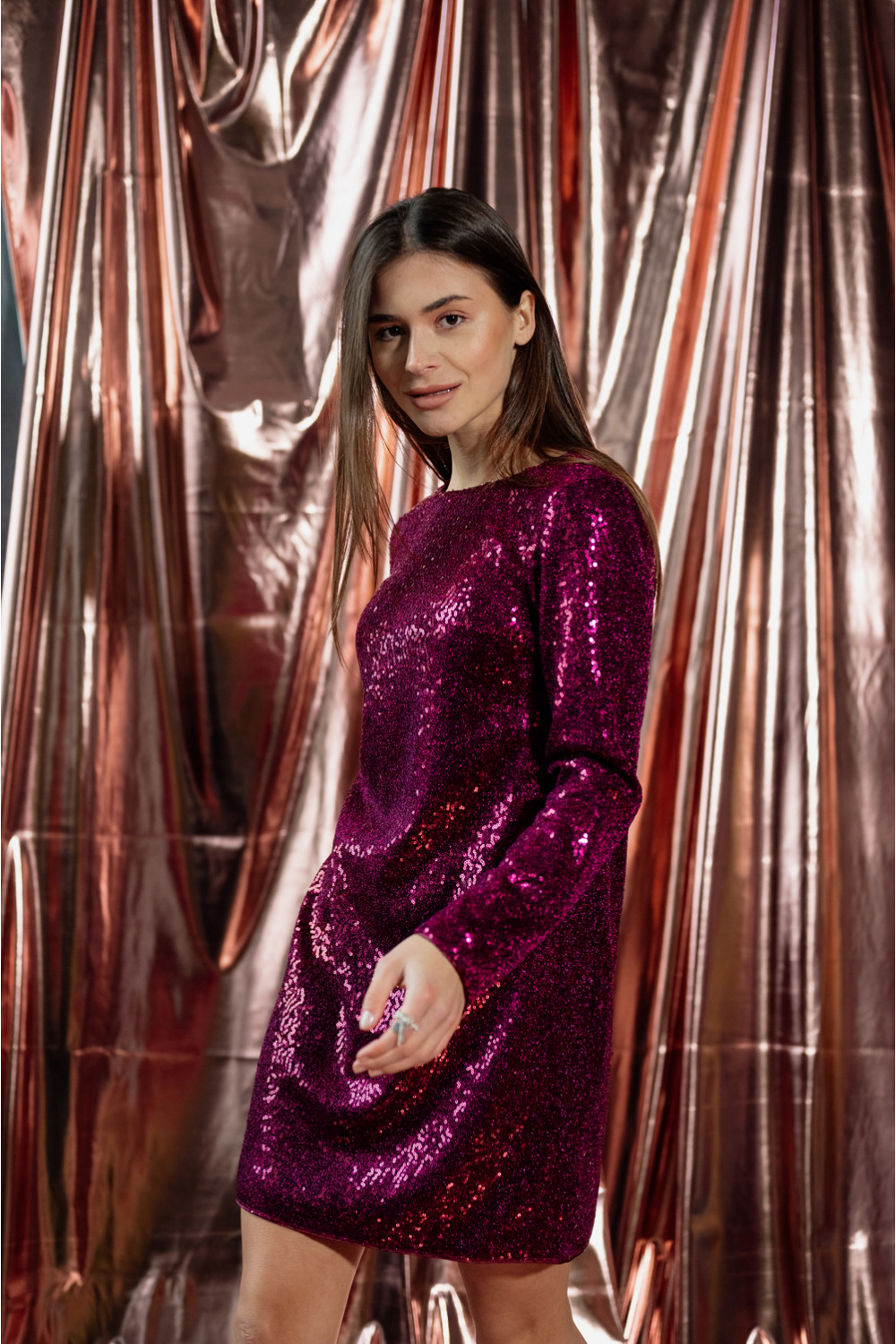 Платье 6349 Бордовый