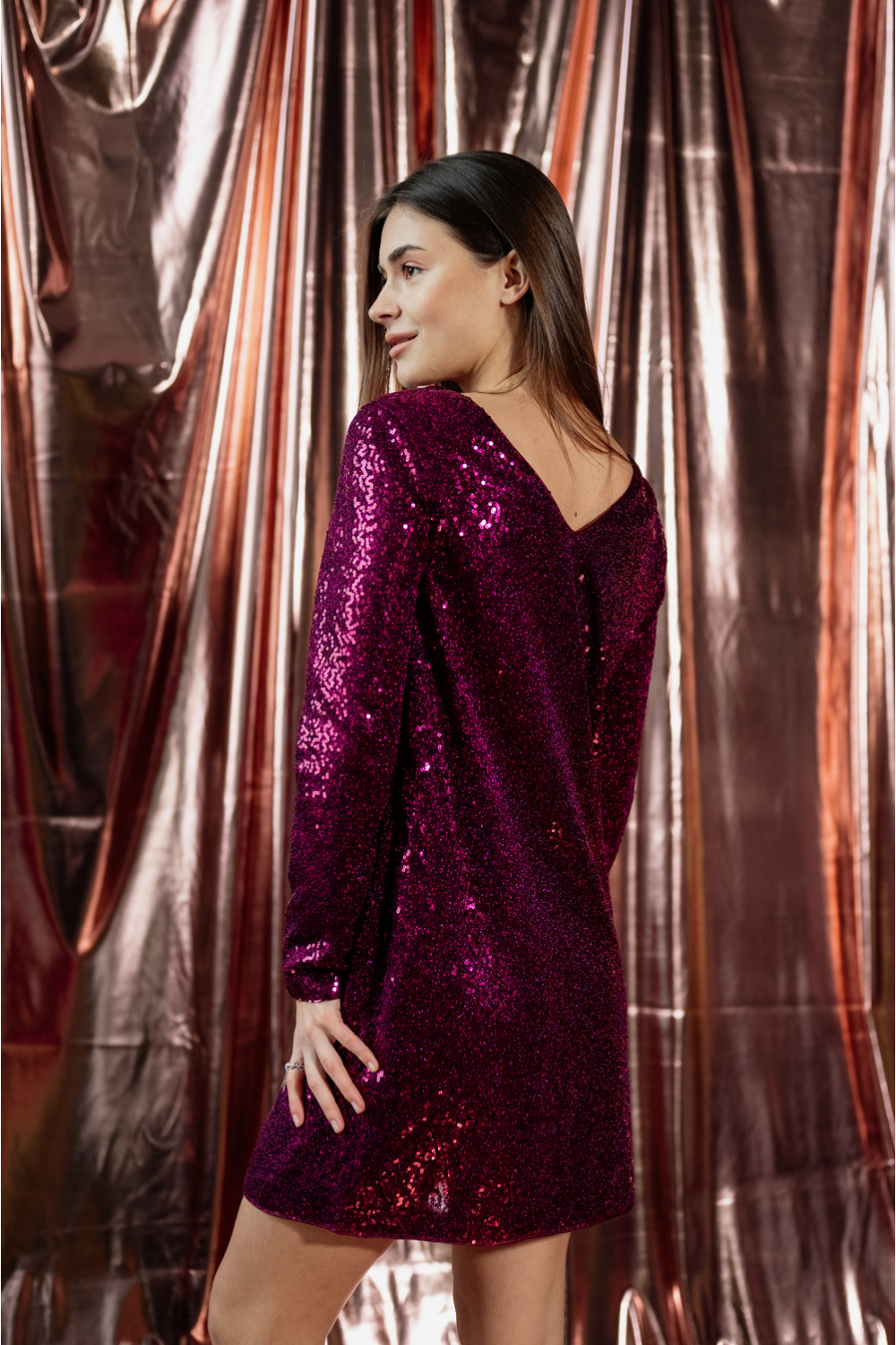 Платье 6349 Бордовый