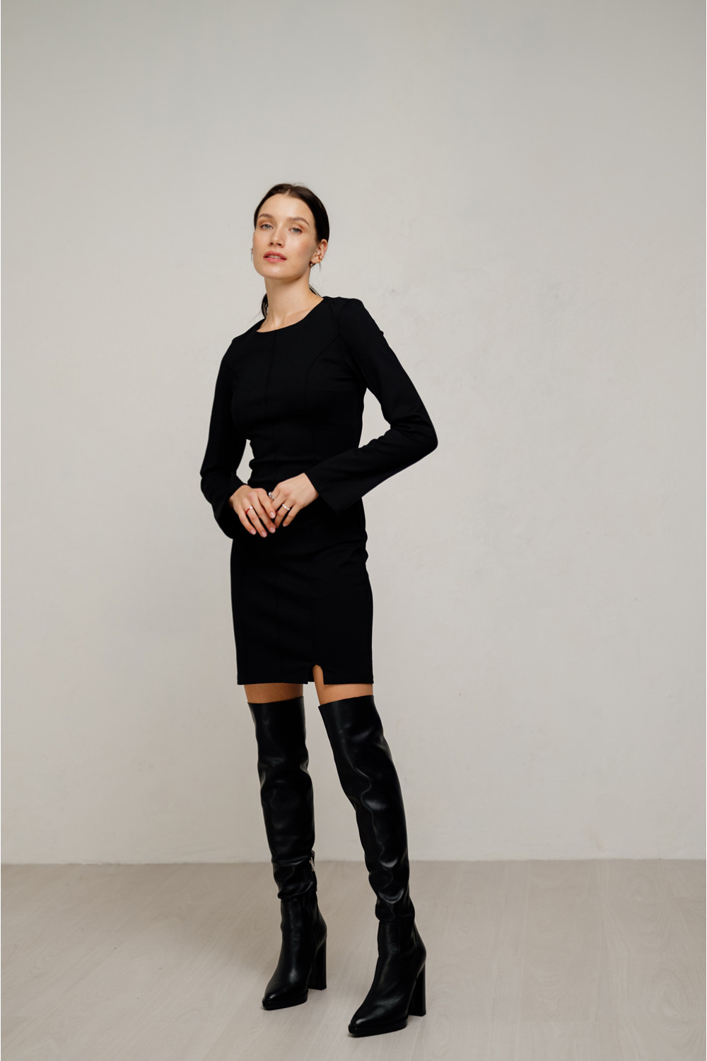 Платье 6400 Черный