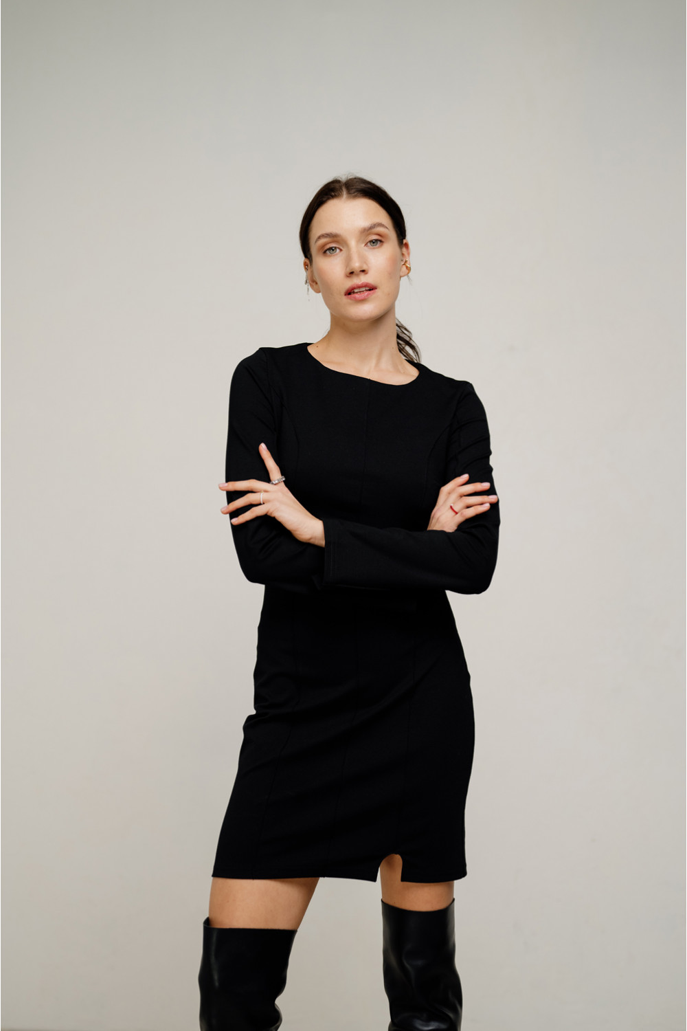 Платье 6400 Черный