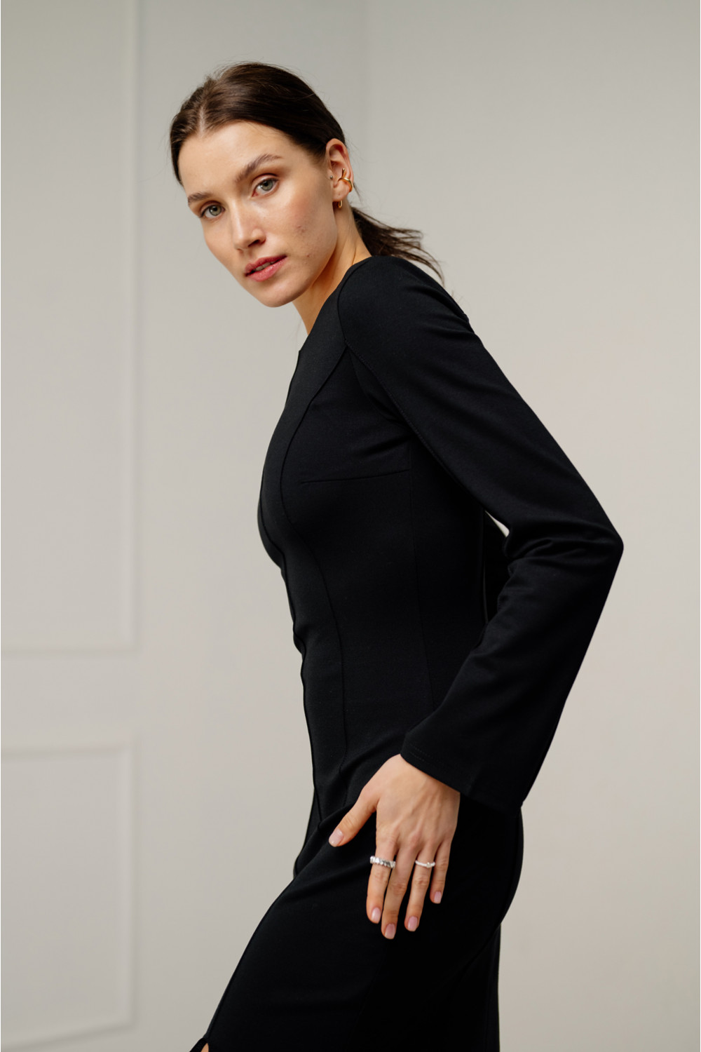 Платье 6400 Черный